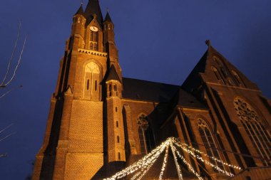 Alman muensterland 'inde Noel zamanı
