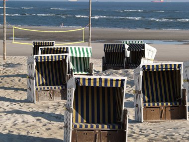 Alman Kuzey Sahili 'nde yaz mevsimi