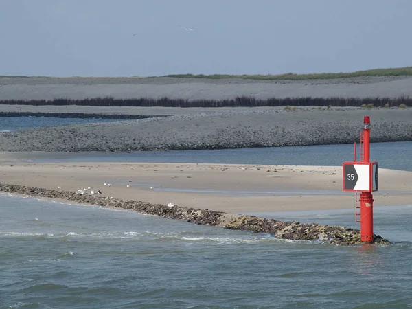 Zomertijd Aan Duitse Noordzeekust — Stockfoto