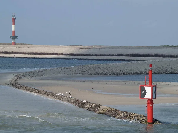 Zomertijd Aan Duitse Noordzeekust — Stockfoto