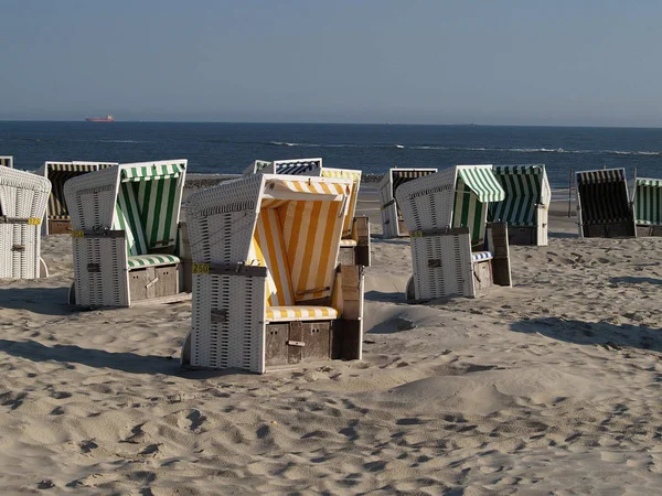 Sommerzeit Der Deutschen Nordseeküste — Stockfoto