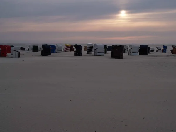 Zomertijd Aan Duitse Noordzeekust — Stockfoto