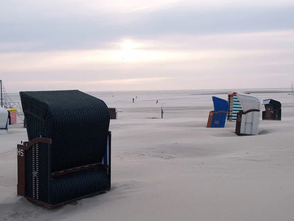 Sommerzeit Der Deutschen Nordseeküste — Stockfoto