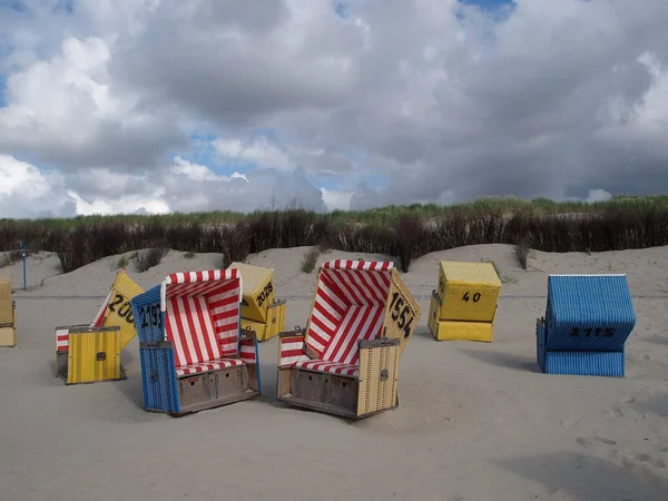 Zomertijd Aan Duitse Noordzeekust — Stockfoto