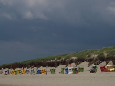 Alman Kuzey Sahili 'nde yaz mevsimi