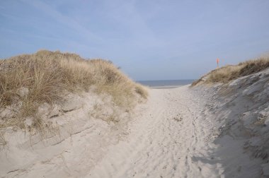 Alman Kuzey Sahili 'nde yaz mevsimi