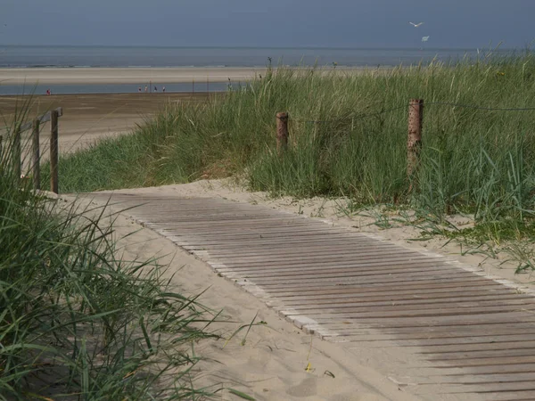 Ora Legale Sulla Costa Tedesca Del Mare Del Nord — Foto Stock