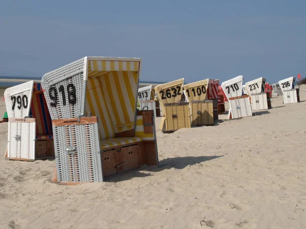 Hora Verão Costa Mar Norte Alemão — Fotografia de Stock