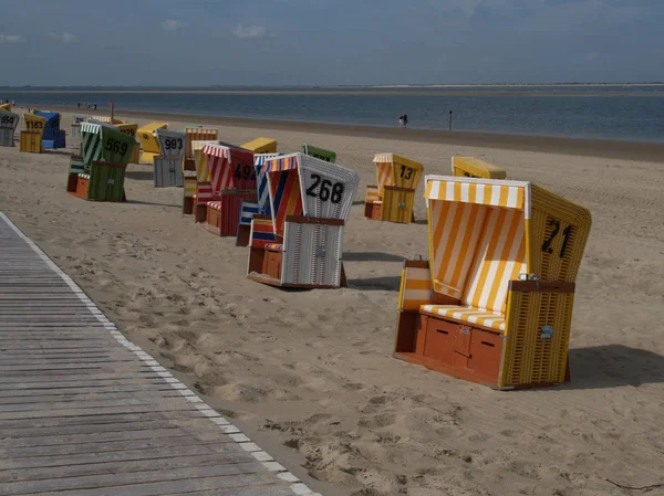 Hora Verão Costa Mar Norte Alemão — Fotografia de Stock