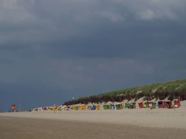 Ora Legale Sulla Costa Tedesca Del Mare Del Nord — Foto Stock