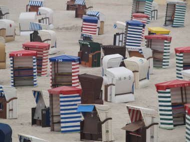 Alman Kuzey Sahili 'nde yaz mevsimi