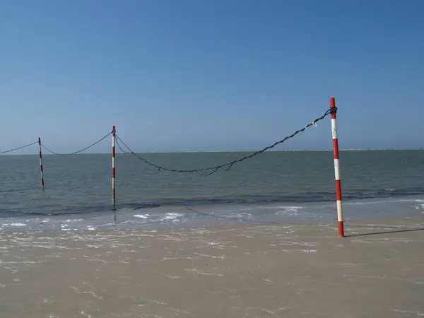 Zomertijd Aan Duitse Noordzeekust — Stockfoto