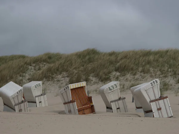 Sommertid Den Tyske Nordsøkyst - Stock-foto