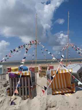 Alman Kuzey Sahili 'nde yaz mevsimi