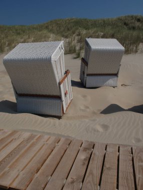 Alman Kuzey Sahili 'nde yaz mevsimi