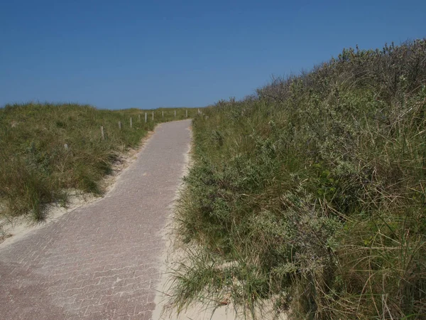 Heure Été Côte Allemande Mer Nord — Photo