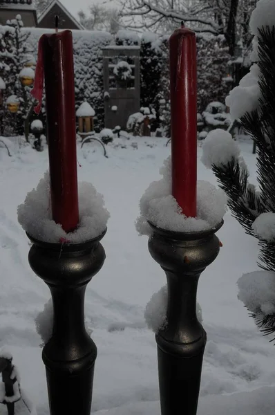 Tempo Invernale Germania — Foto Stock