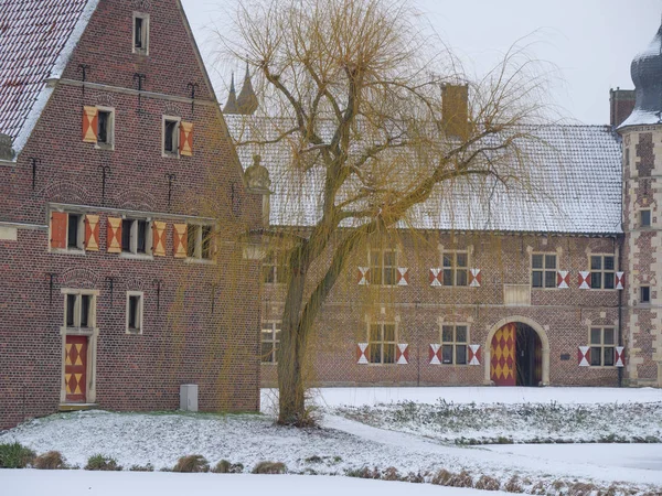 Winter Time German Castle — Stock Photo, Image