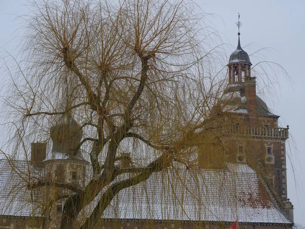 Winterzeit Auf Einer Deutschen Burg — Stockfoto