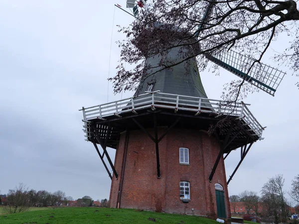 Das Kleine Dorf Greetsiel Der Deutschen Nordseeküste — Stockfoto