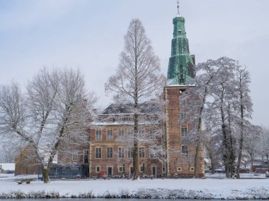 Alman Muensterland 'inde kış mevsimi