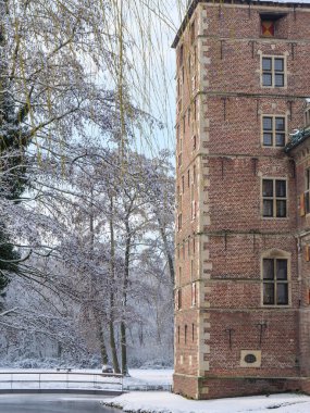 Alman Muensterland 'inde kış mevsimi