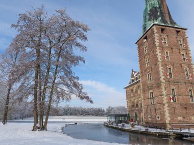 Alman Muensterland 'inde kış mevsimi