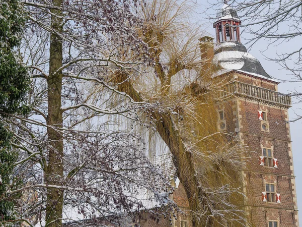 Tempo Invernale Nel Muensterland Tedesco — Foto Stock