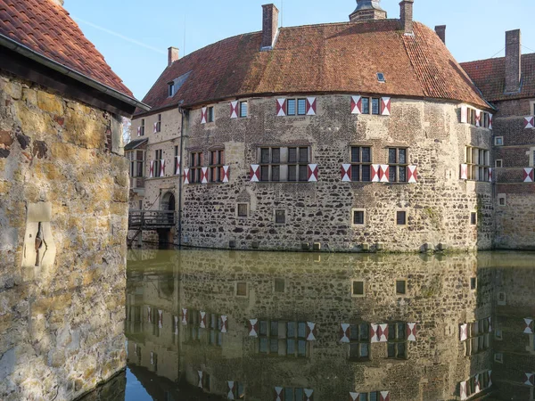 Casas Antiguas Pequeño Río Alemania —  Fotos de Stock