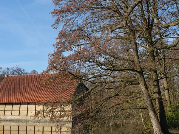 Maisons Anciennes Bord Une Petite Rivière Allemagne — Photo