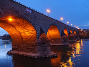 Almanya 'da Ren Nehri üzerinde nehir gezisi
