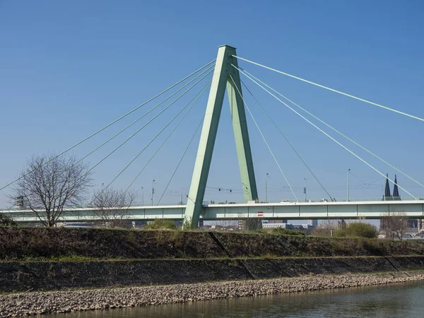 Flusskreuzfahrt Auf Dem Rhein Deutschland — Stockfoto