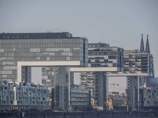 Flod Kryssning Rhinen Tyskland — Stockfoto