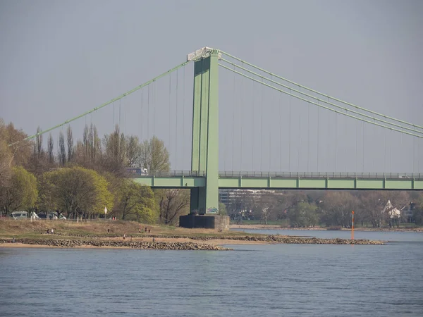 Flusskreuzfahrt Auf Dem Rhein Deutschland — Stockfoto