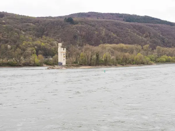 Flusskreuzfahrt Auf Dem Rhein Deutschland — Stockfoto