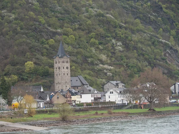 Croisière Fluviale Sur Rhin Allemagne — Photo