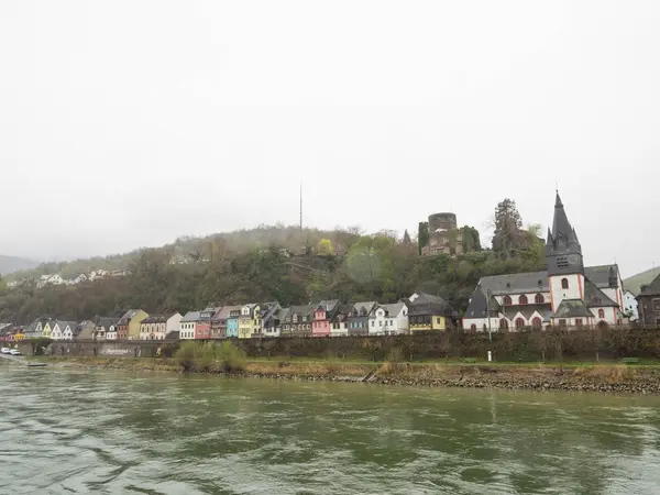 Croisière Fluviale Sur Rhin Allemagne — Photo