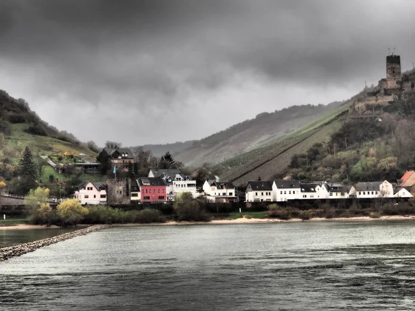 Croisière Fluviale Sur Rhin Allemagne — Photo