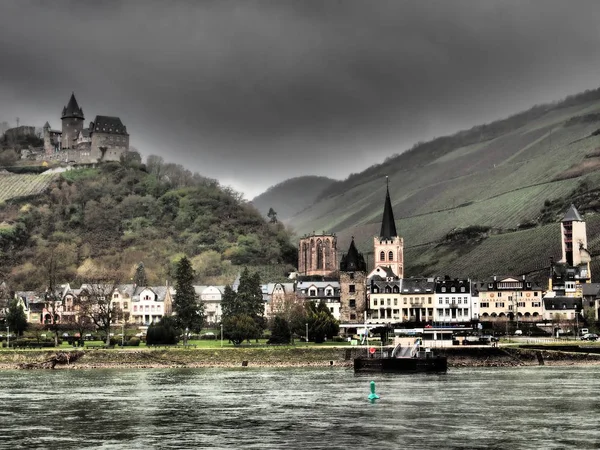 Croisière Fluviale Sur Rhin Allemagne — Photo