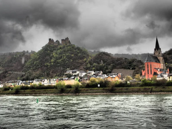 Croisière Fluviale Sur Rhin Allemagne — Photo