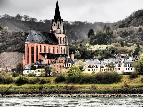 Cruise Van Rivier Rijn Duitsland — Stockfoto