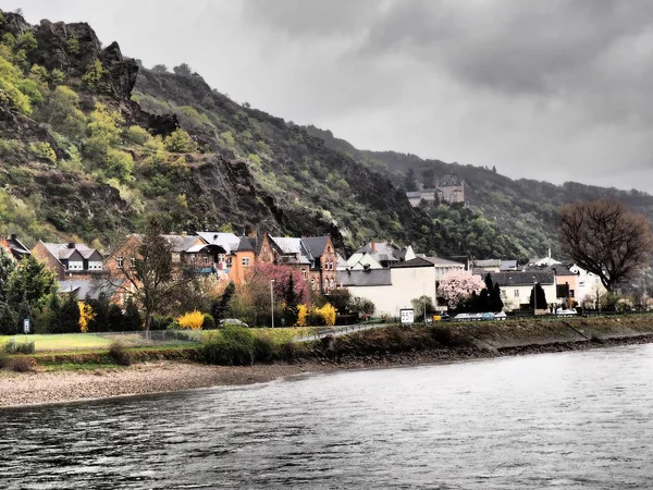 Croisière Fluviale Sur Rhin Allemagne — Photo