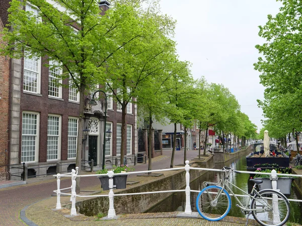 Město Delft Nizozemsku — Stock fotografie