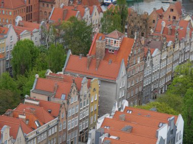 Polonya ve Baltık Denizi'nde Gdansk
