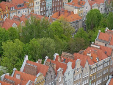 Polonya ve Baltık Denizi'nde Gdansk