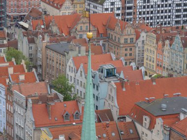 Polonya ve Baltık Denizi'nde Gdansk