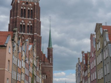 Polonya ve Baltık Denizi'nde Gdansk
