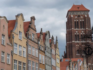 Polonya ve Baltık Denizi'nde Gdansk