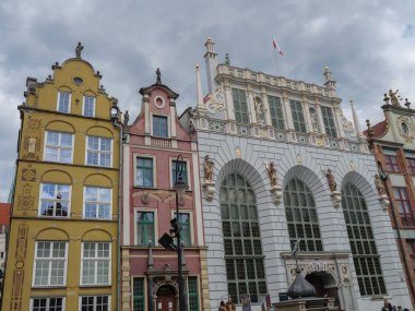 Polonya ve Baltık Denizi'nde Gdansk