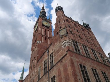 Polonya ve Baltık Denizi'nde Gdansk